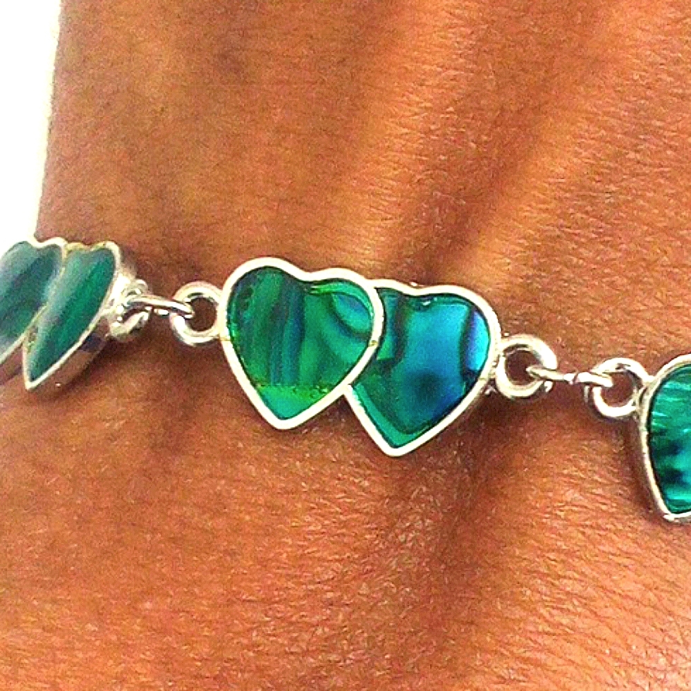 Compressed Turquoise Bracelet - Picture 2 of 3